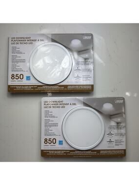 Lot 2 Feit Electric LED Downlight Flush Mount Ceiling Light 850 Lumens Dimmable